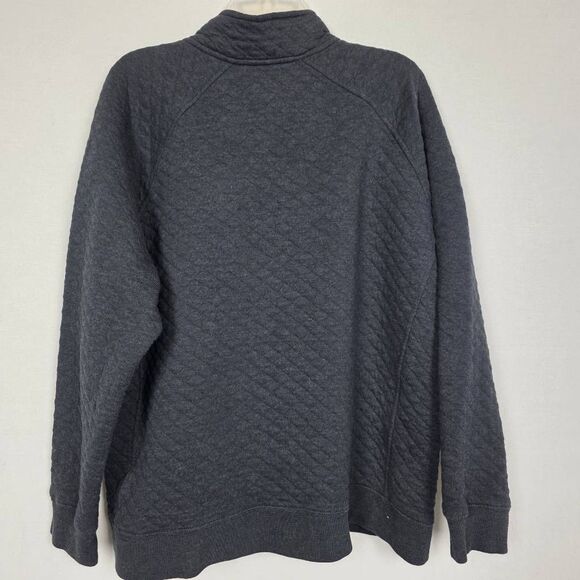 Eddie Bauer Men’s Quilted Snap Pullover Sweatshirt XL - Picture 3 of 6